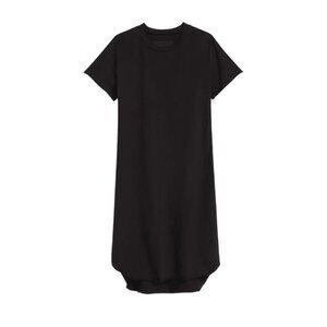 Frank & Eileen Mini Harper Perfect Tee T Shirt Dress Womens XS Black Crew Neck